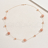 Geometric Acrylic Teardrop Cube & Iron Link Chain Long Necklaces for Women GF3300-2-4