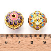 Brass Rhinestone Beads KK-Q080-01D-G-3