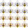 SUNNYCLUE 80Pcs 2 Colors Alloy Enamel Charms ENAM-SC0005-73-1