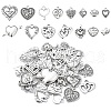 45Pcs 15 Styles Tibetan Styles Alloy Pendants FIND-YW0005-09-1