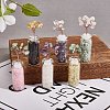 6Pcs 6 Style Natural Gemstone Chip Money Tree Display Decorations DJEW-SZ0001-07-3