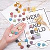 Dyed Natural Lava Rock Bead Strands G-PH0035-01-2
