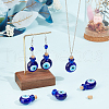 BENECREAT 6Pcs Handmade Lampwork Perfume Bottle Pendants LAMP-BC0001-02-5