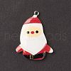 Christmas Theme Opaque Resin Pendants RESI-C021-01C-2