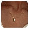 304 Stainless Steel Box Chain Necklaces FS-WG1FEB4-28-1