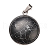 Synthetic Turquoise Pendants STAS-O127-03P-01-2