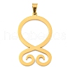 304 Stainless Steel Pendants STAS-Z076-5G-1