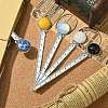 Round Tibetan Style Retro Alloy Bookmark Rulers AJEW-JK00266-2