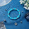 Unicraftale 50Pcs 5 Style 304 Stainless Steel Beads STAS-UN0031-10-3