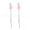 304 Stainless Steel Dangle Stud Earring EJEW-JE04140-02-1