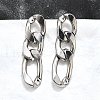 Non-Tarnish 304 Stainless Steel Stud Earrings EJEW-D095-23P-4