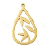 304 Stainless Steel Pendants STAS-S142-05G-1