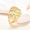 Brass Cuff Rings for Women RJEW-U051-03A-G-3
