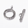 Tibetan Style Alloy Toggle Clasps LF0211Y-NF-1