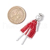 Glass Seed Beads Big Pendants PALLOY-MZ00687-02-2