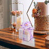 Clear PVC Candy Gift Packaging Boxes with Ribbon & Artificial Flower CON-TAC0001-20E-22