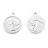 Non-Tarnish 201 Stainless Steel Pendants STAS-N098-248P-1