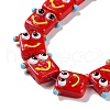 Handmade Lampwork Beads Strands LAMP-Q036-07F-3