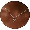 Fashionable Brass Letter Heart Pendant Necklaces for Women FS-WGD0E1D-41-1