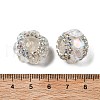 Resin Rhinestone Rondelle Beads OACR-S048-02J-3