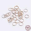 925 Sterling Silver Open Jump Rings STER-F036-02RG-1x7mm-3