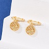 S925 Sterling Silver Micro Pave Clear Cubic Zirconia Hoop Earrings for Women EJEW-G427-01G-01-2