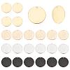   24Pcs 4 Style PVD Vacuum Plating 304 Stainless Steel Pendants STAS-PH0003-80-1