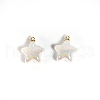 10Pcs UV Plated Iridescent Opaque Resin Pendants PW-WG9DE9F-02-1