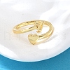 Brass Cuff Rings for Women RJEW-U044-Y-2