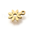 201 Stainless Steel Charms STAS-R132-03G-2