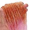 Transparent Painted Glass Beads Strands DGLA-A034-T1mm-A20-2