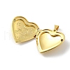 Brass Locket Pendants KK-C092-25G-03-2