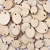 Yilisi DIY Unfinished Wooden Pendant Earring Making Kits DIY-YS0001-17-16