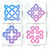 Stainless Steel Cutting Dies Stencils DIY-WH0238-074-3