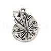 Tibetan Style Alloy Pendants PALLOY-V008-01B-AS-1