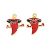 Cinco De Mayo Theme Alloy Enamel Pendants ENAM-V001-05Q-G-1