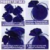Beebeecraft 20Pcs Gourd Velvet Drawstring Bags TP-BBC0001-07A-03-6