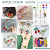 GOMAKERER 10 Strands 10 Colors Electroplate Glass Beads Strands EGLA-GO0001-04-6