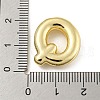 Brass Micro Pave Clear Cubic Zirconia Pendants KK-E093-04G-Q-3