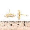 Horse Eye Sparkling Cubic Zirconia Stud Earrings for Her X-ZIRC-C025-25G-3