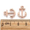 Anchor Brass Pendants ZIRC-F022-64-3