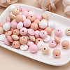 80Pcs 8 Style Food Grade Eco-Friendly Silicone Beads SIL-TA0001-04-14