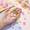 50Pcs Opaque Plating Acrylic Beads SACR-CJC0009-C-4