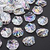 Transparent Acrylic Pendants X-MACR-S373-73-C02-1