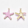Spray Painted Alloy Pendants X-PALLOY-T065-24C-2