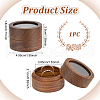 Round Wooden Engagement Ring Boxes CON-WH0093-03A-2