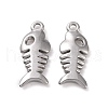 Non-Tarnish 304 Stainless Steel Pendants STAS-C059-03P-1