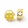 Rack Plating Alloy Enamel Beads FIND-G051-01LG-02-2