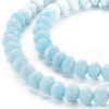 Opaque Baking Painted Glass Beads Strands EGLA-N006-009A-A-4