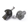 Natural Labradorite Pendants G-N0325-10O-2
